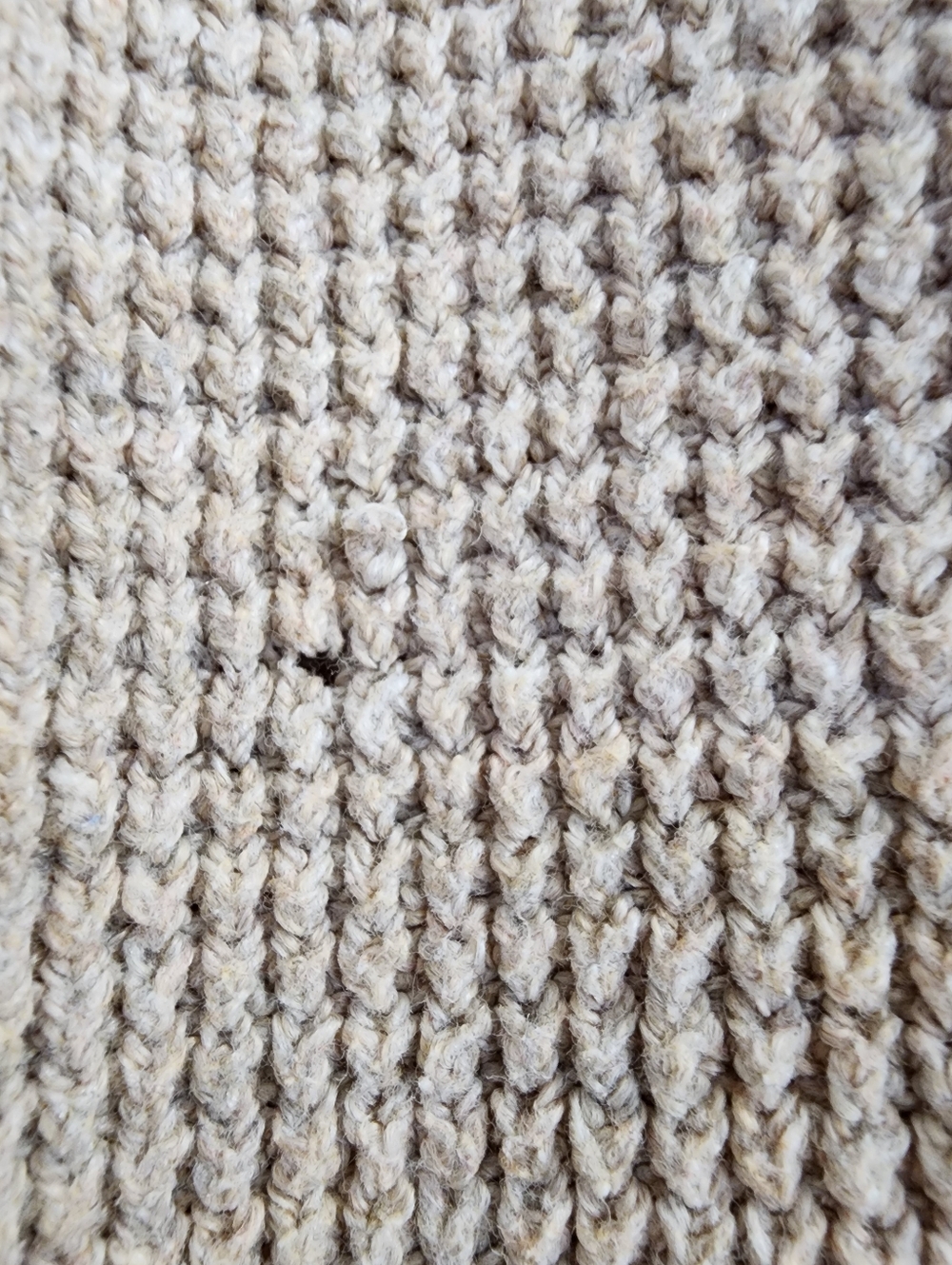 Aerie Waffle Knit Lounge Set M Beige Sweater Wide Leg Pants Cozy FLAW READ DESC - Picture 16 of 16